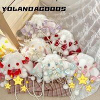 Túi sang trọng YOLA, Túi đeo vai công chúa thỏ, Ví đựng thỏ tai dài dây xích Lolita