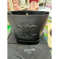 Túi si hiệu celine/logo/bucket…da thật 20cm
