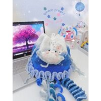 túi sứa móc len handmade túi đeo chéo