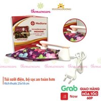 Túi sưởi cắm điện Medione cỡ nhỏ chườm chân, ấm tay giảm đau bụng kinh giữ nhiệt mùa đông đa năng an toàn