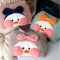 Túi Sưởi Chườm Nóng Sạc Điện Tự Ngắt Tặng Full Phụ Kiện Hình Dáng Gấu Bông Siêu Đáng Yêu