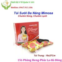 Túi Sưởi Đa Năng Mimosa Cỡ Trung 18x27Cm, Chườm Nóng, Chườm Lạnh