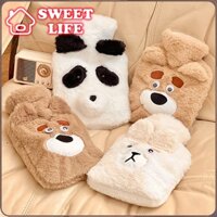 Túi sưởi gấu mini giữ nhiệt đa năng mùa đông - Túi chườm cầm tay ấm áp nhiều màu sắc dễ thương có thể giặt