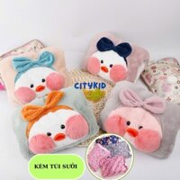 Túi Sưởi, túi chườm nóng cắm điện tự ngắt giữ nhiệt Siêu Ấm - Hình thú đáng yêu