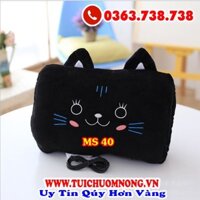 Túi Sưởi USB Kute - Mèo Đen