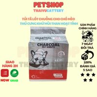 Túi tã lót chuồng cho chó mèo thú cưng, lót lồng khay vệ sinh, sàn xe charcoal than carbon hoạt tính
