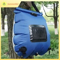 Túi tắm năng lượng mặt trời 20L Phụ kiện bồn trữ nước dung tích lớn để cắm trại ngoài 【Summer062】