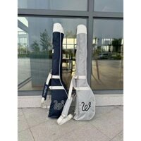 Túi tập Golf mini thể thao thời trang  Malbon Hàn Quốc chất liệu vải dù, hình thêu dập nổi sắc nét