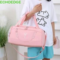 Túi tập thể dục ECHOEDGE, Túi xách thể thao tách khô sức chứa lớn, Túi xách di động có túi đựng giày Túi hành lý chống nước Túi đeo vai nữ