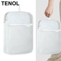 Túi Tập Tin Túi Đựng Tài Liệu 3 Ngăn Túi Xách Trong Suốt Tập Tin Tote Túi Cho Trường Học Mang Sách Notebook Du Lịch Văn Phòng Phẩm