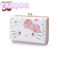Túi TAWJOG Sanrio Hello Kitty, Ví da PU Kawaii thời trang thông thường, Quà tặng sinh nhật dễ thương Túi đựng thẻ gấp