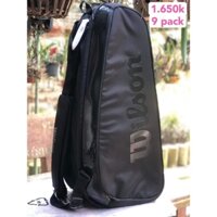 Túi tennis đựng vợt chính hãng Wilson Pro Staff Super Tour 9P Bao Tennis Wilson Pro Staff Super Tour 9