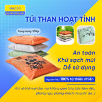 Túi Than Hoạt Tính Khử Mùi Xe Ô Tô - Túi Than Khử Mùi Phòng - Khử Mùi Tủ Quần Áo - Loại 100GR Và 200GR