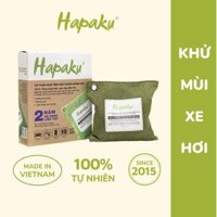 Túi than hoạt tính khử mùi xe hơi Hapaku - 100 từ gáo dừa Bến Tre - 200g