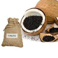 Túi than hoạt tính TTAUTO 100 từ gáo dừa Bến Tre khử mùi diệt khuẩn trên ô tô, tủ đồ, phòng tắm - Túi 150 Gram - Túi vàng