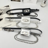 Túi Thắt Lưng Cao Cấp Váy Quần Jean Mini Eo Túi D Chữ Son Môi Túi Phụ Kiện Thời Trang