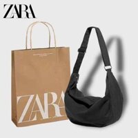 Túi thể thao bánh bao vải ZAR 2024 túi đi làm dung tích lớn mẫu mới mùa hè 2024 cho nam và nữ đeo chéo một bên vai