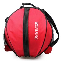 Túi thể thao cho hoạt động bóng đá, bóng chuyền, Túi du lịch cho nam và nữ hình tròn-Màu đỏ