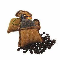 Túi thơm cà phê Việt Nam treo xe ô tô -Robusta Đaklak -100G