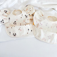 Túi Thực Phẩm Cho Bé Cánh Thiên Thần Yếm Chống Thấm Nước Yếm Trẻ Em Thực Phẩm Bổ Sung Chống Bẩn Nước Bọt Túi 3162