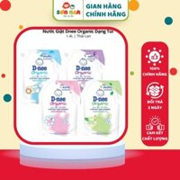 (Túi to 1,4L) Nước giặt xả quần áo Dnee 2in1 Thái Lan - Hương Thơm Bền Lâu - An Toàn Cho Trẻ Sơ Sinh