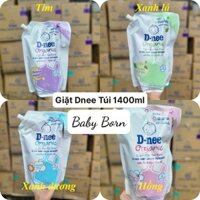 [Túi to] Nước giặt xả quần áo Dnee Thái Lan 1400ml - Hương Thơm Bền Lâu - An Toàn Cho Trẻ Sơ Sinh