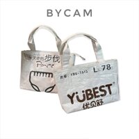 Túi Tomi tái chế từ tải dứa cám con cò Bycam
