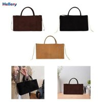 Túi Tote da lộn cho nữ, túi xách Hobo có sức chứa lớn