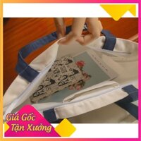 Túi Tote Dáng Thể Thao Quai Xách In Start Unisex A008