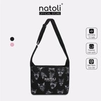 Túi tote đeo chéo nam nữ thương hiệu NATOLI chất vải canvas chống nước nhiều ngăn cao cấp - BST Buffalo Cross Bag  T16 -