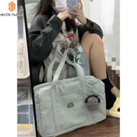 Túi Tote đeo vai Arctic Hunter Phong cách thể thao thông thường Hàn Quốc Tai nghe sức chứa lớn Cat Nylon Túi du lịch nhẹ