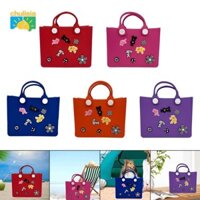 Túi Tote đi biển có thể giặt được bằng lỗ Túi xách đi biển cho bãi biển hồ bơi ngoài trời