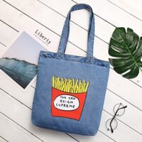 Túi Tote Dorynee Vải Jean TG064