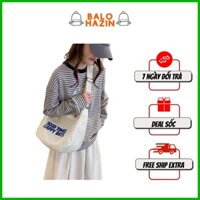 Túi Tote Good Times đeo chéo, đeo vai, túi vải CANVAS phong cách ULZZANG - Balo Hazin