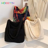 Túi Tote HOBBYIN Túi xách nữ sinh viên nhân quả