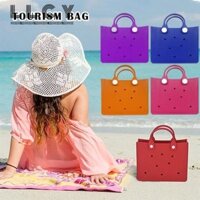 Túi Tote LLCY, Túi Lỗ Chống Thấm Nước Mài Mòn, Quà Tặng Túi Xách Mềm EVA Di Động