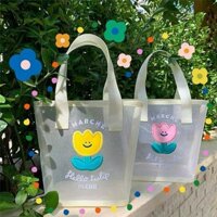 Túi tote lưới đi chợ hoa tulip mùa hè Bentoy Milkjoy summer collection