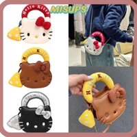 Túi Tote MISUPS, Thời Trang Có Dây Đeo Vai Túi Đeo Vai, Túi Messenger Hoạt Hình Hello Kitty Da PU Túi Bảo Quản Cầm Tay Cho Mỹ Phẩm Điện Thoại Trang Điểm Mua Sắm