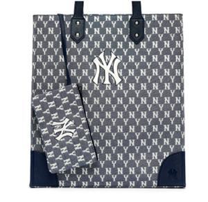 Túi tote MLB Monogram Jacquard Shopper Bag New York Yankees 3AORL031N