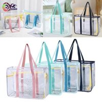 Túi Tote Trong Suốt Cho Nữ, Túi Tập Gym, Túi Du Lịch, Túi Tote Đi Biển Cho Đường Phố, Bãi Biển, Ngoài Trời