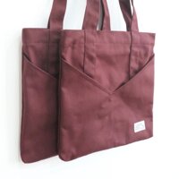 Túi tote/ Túi vải Canvas - Trơn Tote phong cách Hàn Quốc, đựng đồ thoải mái