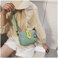 Túi tote vải bố đựng đồ canvas đeo chéo Lececy siêu xinh (ảnh thật tx-40) ngoc anh mobile