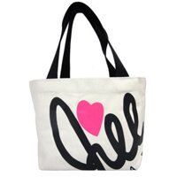 Túi tote vải canvas USA Jill Stuart