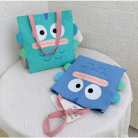 Túi tote vải hình Hangyodon - chú cá ngộ nghĩnh, phụ kiện thời trang xinh xắn - độc lạ, hàng có sẵn Đà Nẵng.