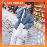 Túi tote vải trơn phong cách Hàn Quốc Xiuxian Beibao TX87 Free ship