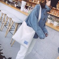 Túi tote vải trơn phong cách Hàn Quốc Xiuxian Beibao X87