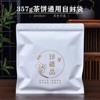 Túi Trà Pu 'er Trà Kín Túi Giấy Kraft Túi Ziplock Túi Nhôm Túi Trà Trắng Bánh Bảo Quản Túi Trà Bảo Quản Túi Trà