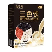 Túi trà Senziguo Bột sữa đậu nành 175g Đóng hộp Hàng có sẵn Hỗ trợ đậu đen Wolfberry Yam Bột sữa đậu nành Đồ uống ba màu 001