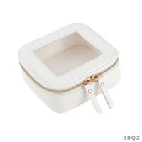 Túi trang điểm nhỏ Mini có dây kéo vàng cho ô tô Essentials Mỹ phẩm trong suốt