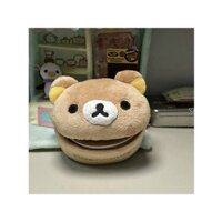 Túi trang sức mini Rilakkuma hoạt hình dễ thương, túi nhỏ lưu trữ phụ kiện du lịch, ví tiền sáng tạo